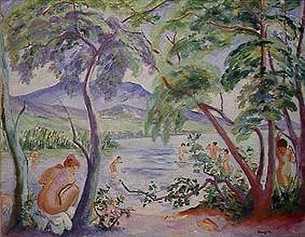 Landscape with bathers de Henri Manguin