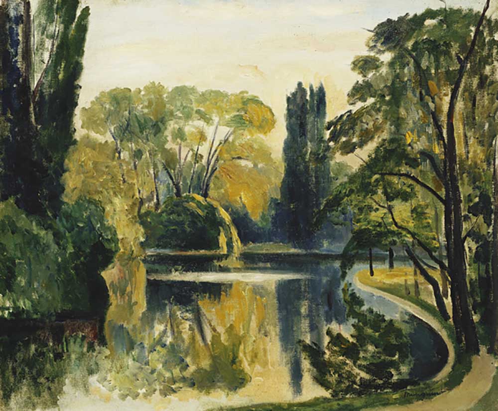 Le Lac Saint-James, Bois de Boulogne, 1909 de Henri Manguin