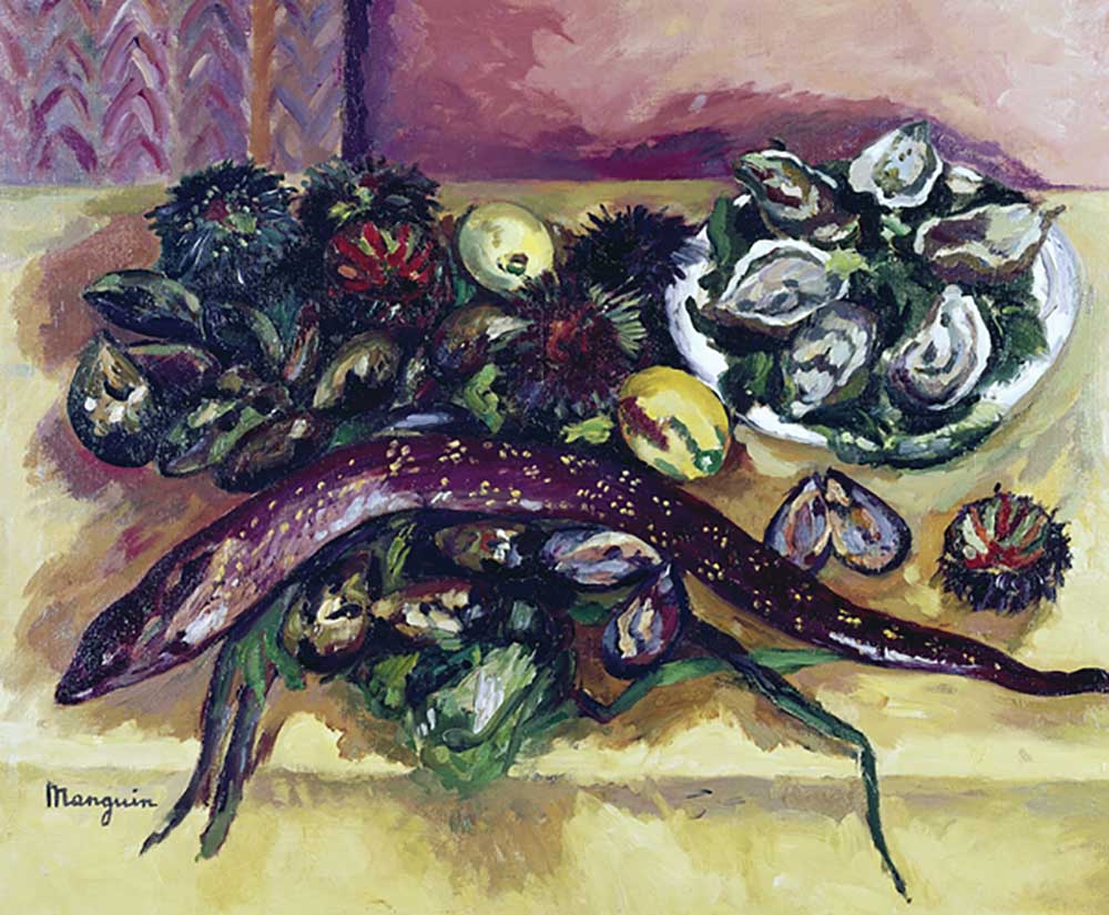 Still Life with Eel, painting by Henri Charles Manguin (1874-1949). France, 20th century. de Henri Manguin