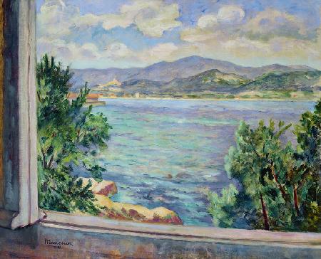 El Golfo de St. Tropez desde el Oustalet, 1931