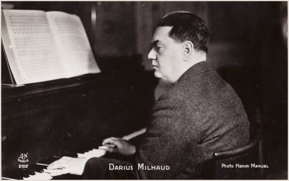 Portrait of Darius Milhaud de Henri Manuel