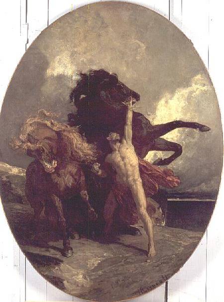 Automedon with the Horses of Achilles de Henri Regnault