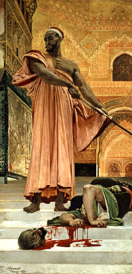 Execution during the Moorish power in Granada. de Henri Regnault