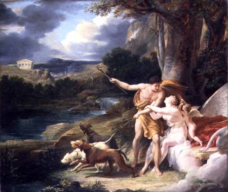 Venus and Adonis de Henri Regnault