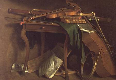 The Musician's Table de Henri Roland de la Porte