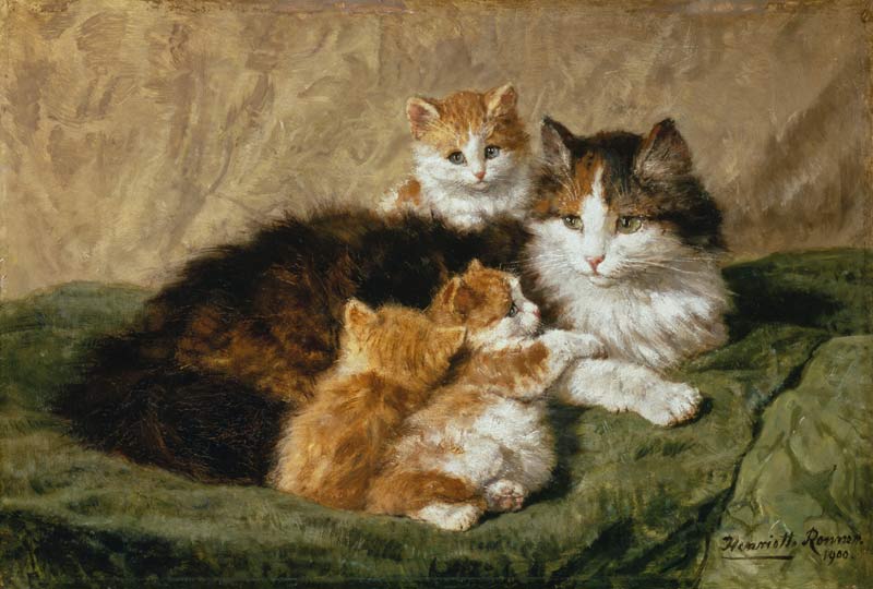 Cats de Henrietta Ronner-Knip