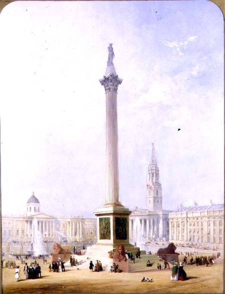 Projected View of Trafalgar Square de Henry Andrews