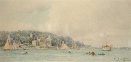 The Royal Yacht Squadron, Cowes  on de Henry Branston Freer