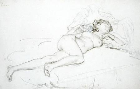 A Sleeping Nude de Henry Bryson Burroughs