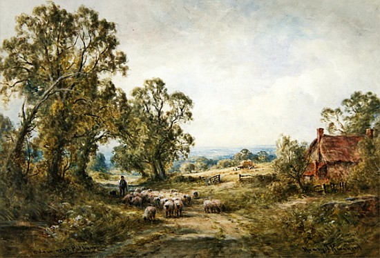 A Lane Near Pulborough de Henry John Kinnaird