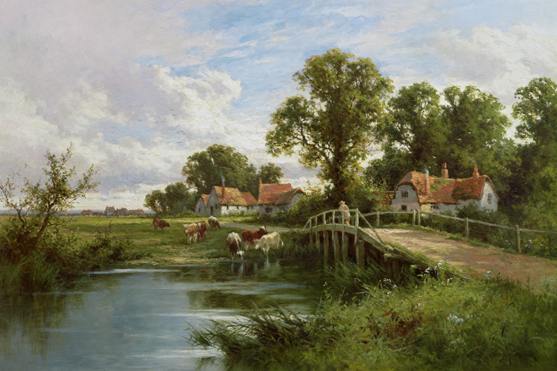 On the Thames near Marlow de Henry Parker