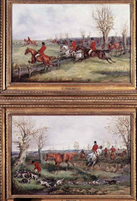 Pair of Hunting Scenes de Henry Thomas Alken
