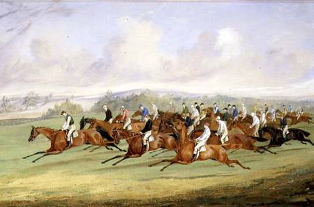 The Start of the Derby de Henry Thomas Alken