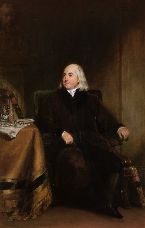 Jeremy Bentham, c.1829 (oil on canvas) de Henry William Pickersgill