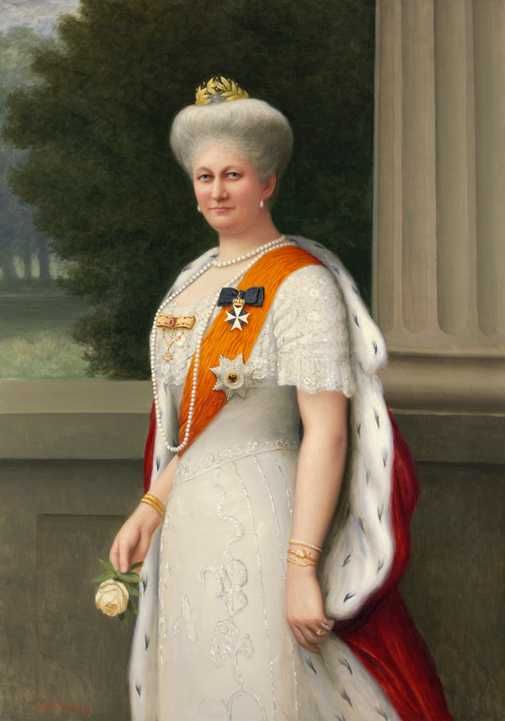 Bildnis der Kaiserin Auguste Viktoria de Hering Adolf Emil Hering Adolf Emil
