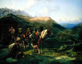 Departure from the Alpine Pasture