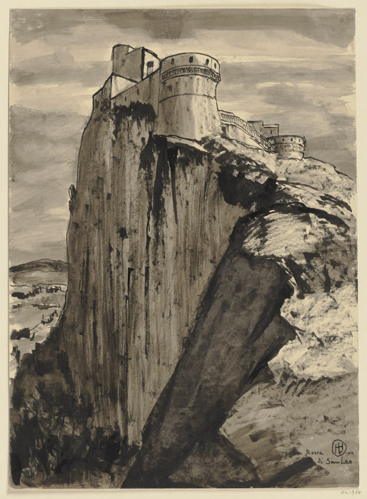 Rocca di San Leo de Hermann Lismann