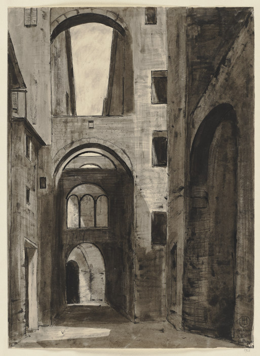 Via Galluzza, Siena de Hermann Lismann