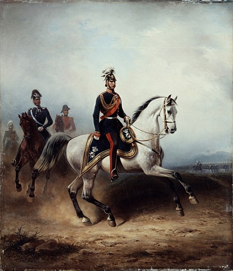 Frederick III Wilhelm on the Bornstedter Field de Hermann Meyerheim
