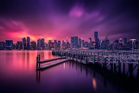 Manhattan Sunset - New York