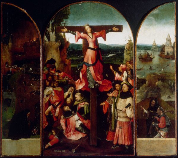 Bosch / Altar-piece of St. Julia/detail de Jerónimo Bosch o El Bosco
