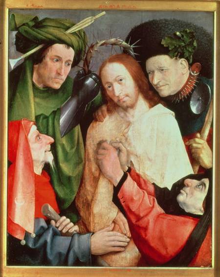 Christ Mocked (The Crowning with Thorns) de Jerónimo Bosch o El Bosco