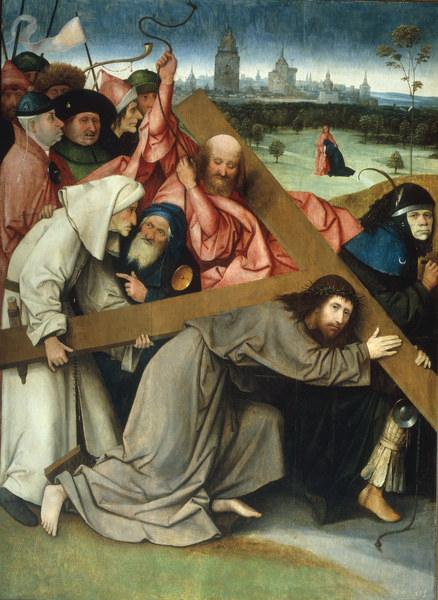 Carrying the Cross de Jerónimo Bosch o El Bosco
