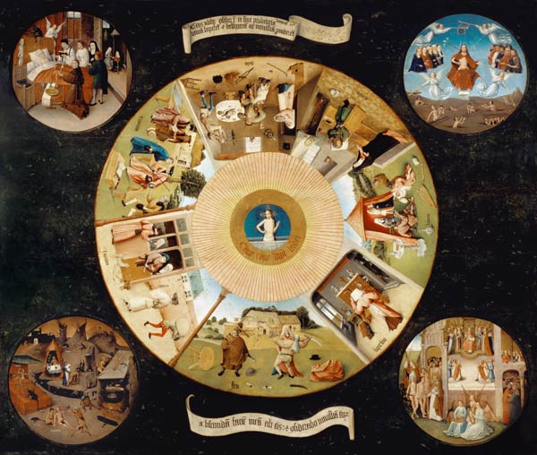 The Seven Deadly Sins and the Four Last Things de Jerónimo Bosch o El Bosco