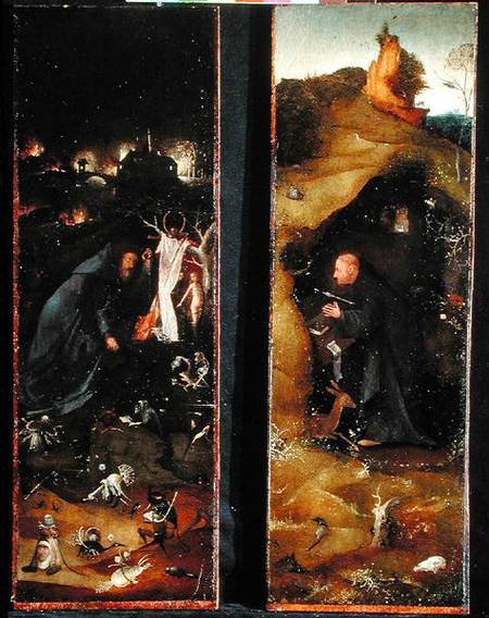 Triptych of the Hermits de Jerónimo Bosch o El Bosco