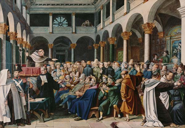 Jew sermon in Rome. de Hieronymus Hess
