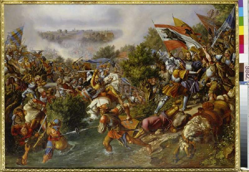 The battle with St. Jakob. de Hieronymus Hess