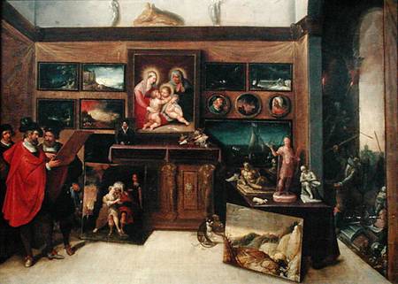 The Amateur's Exhibition Room de Hieronymus II Francken