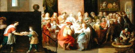 The Marriage Feast at Cana de Hieronymus II Francken