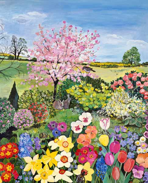 Spring from the Four Seasons (one of a set of four)  de Hilary  Jones
