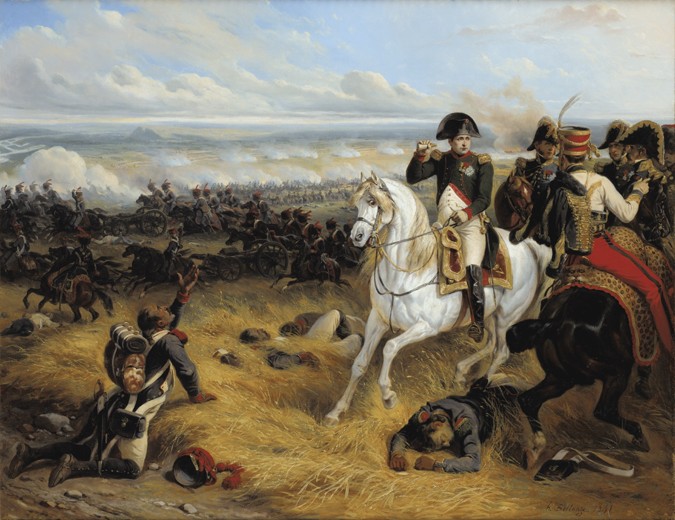 Napoleon in the Battle of Wagram de Hippolyte Bellangé