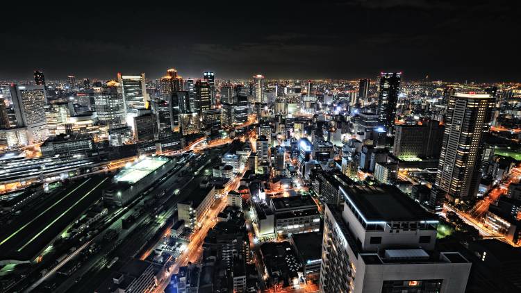 Osaka night view de Hiroaki Koga