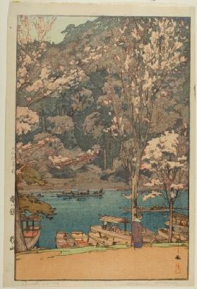 Arashiyama, from the series "Eight Scenes of Cherry Blossoms"