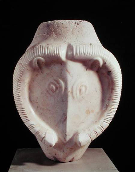 Head of a ram, from Acana, Syria de Hittite