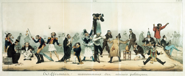 Differentes monomanies / Daumier de Honoré Daumier