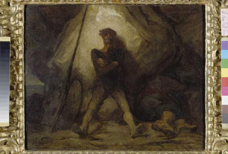 Don quijote envejeciendo de Honoré Daumier