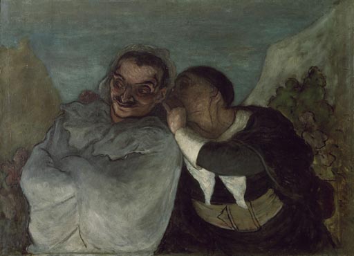Crispin und Scapin de Honoré Daumier