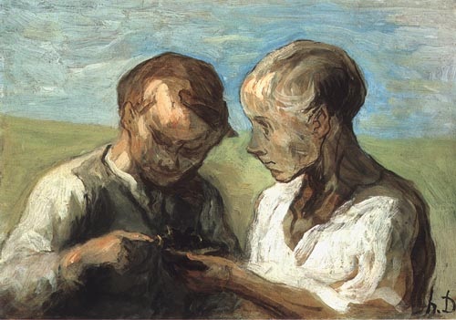 Dénicheurs de nids de Honoré Daumier
