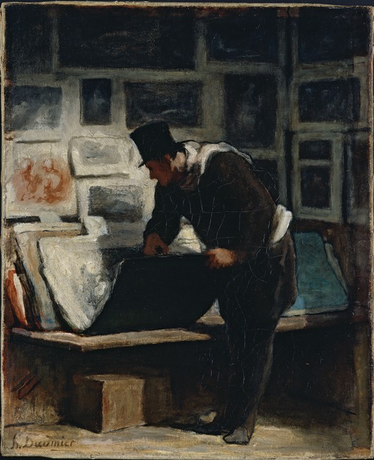 The Prints Collector de Honoré Daumier