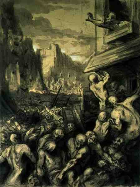 The Destruction of Sodom de Honoré Daumier