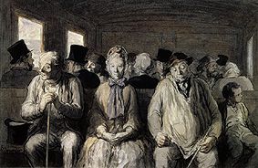 Tercera clase de Honoré Daumier