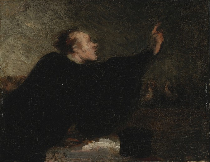 A trial lawyer de Honoré Daumier