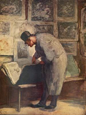 The copperplate enthusiast de Honoré Daumier
