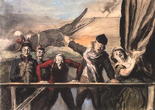 La parade l de Honoré Daumier