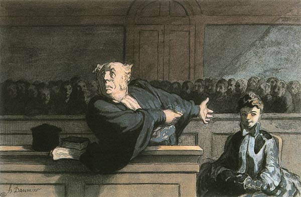 El defensor de Honoré Daumier