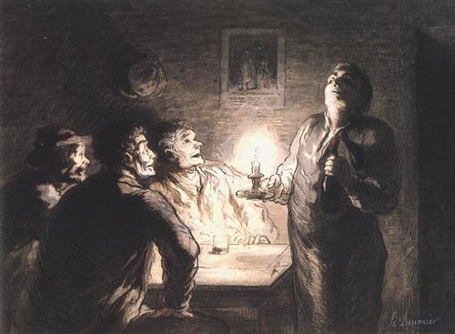 Le's Buveurs de Honoré Daumier